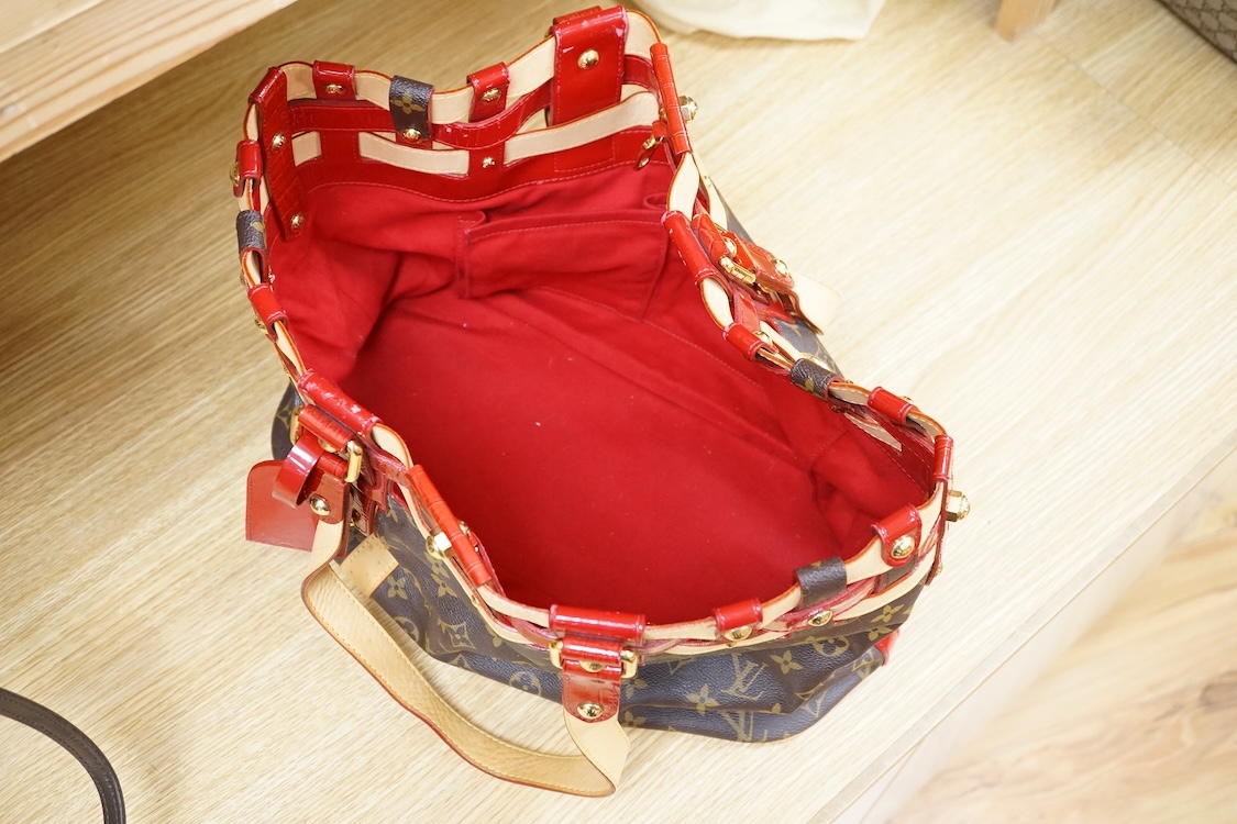 A Louis Vuitton Salina ruby monogram tote bag, numbered RC4077, with dust cover, 44cm wide